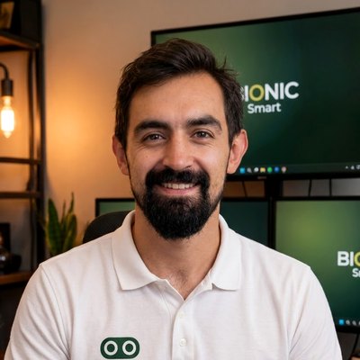 Christian Mancheno, fundador de BionicSmart